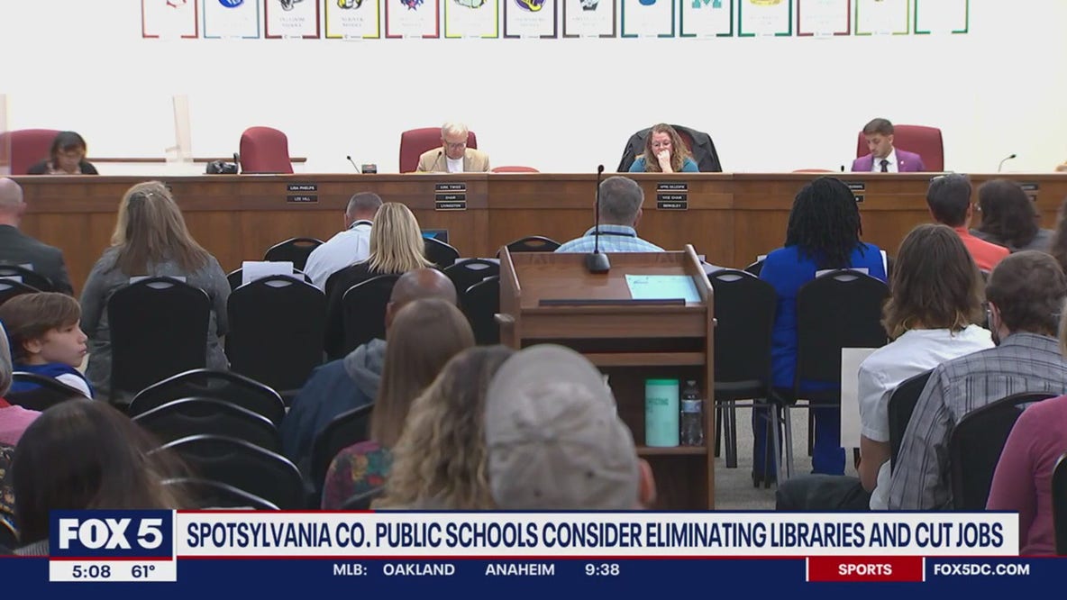 Spotsylvania Co. Public Schools considers eliminating libraries and cutting jobs